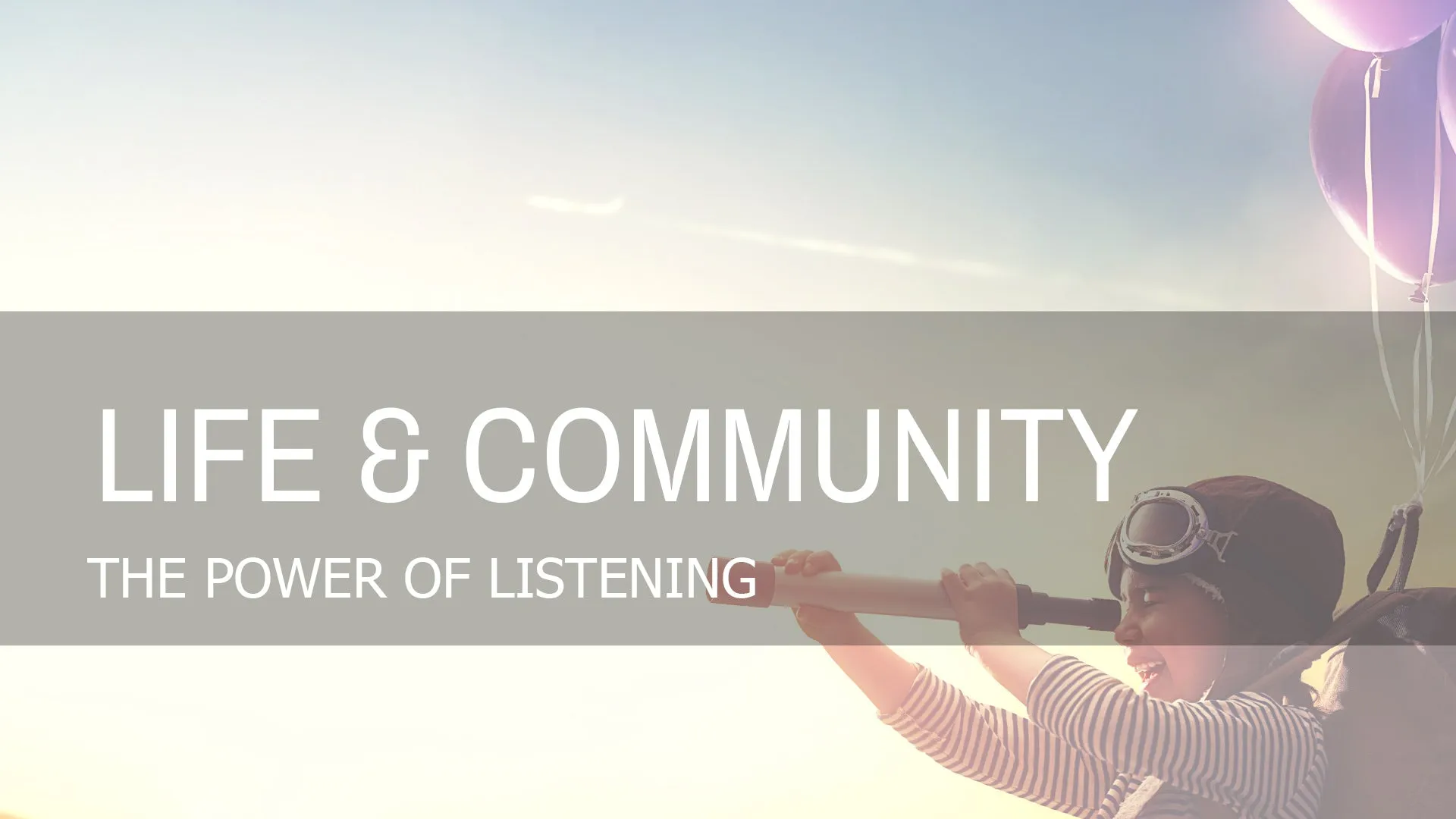 THE POWER OF LISTENING