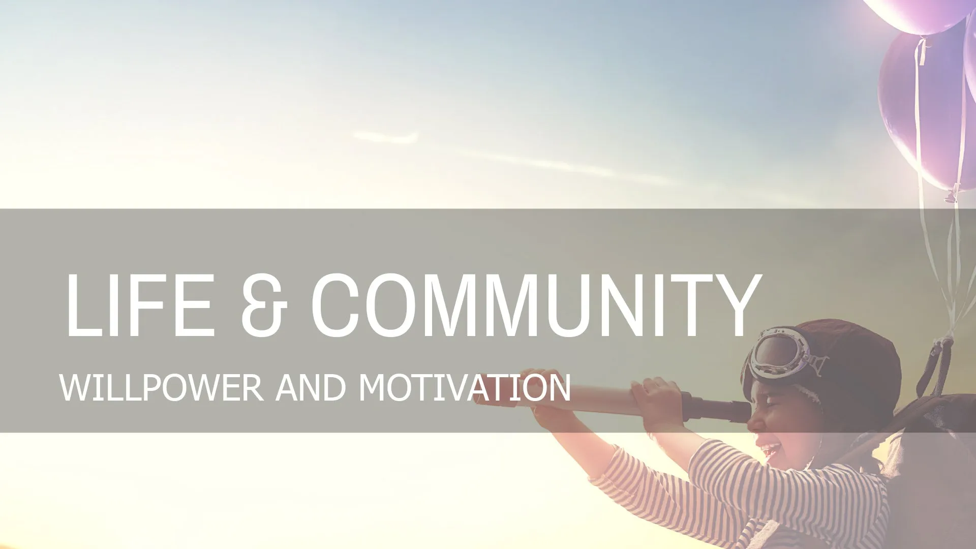 WILLPOWER AND MOTIVATION